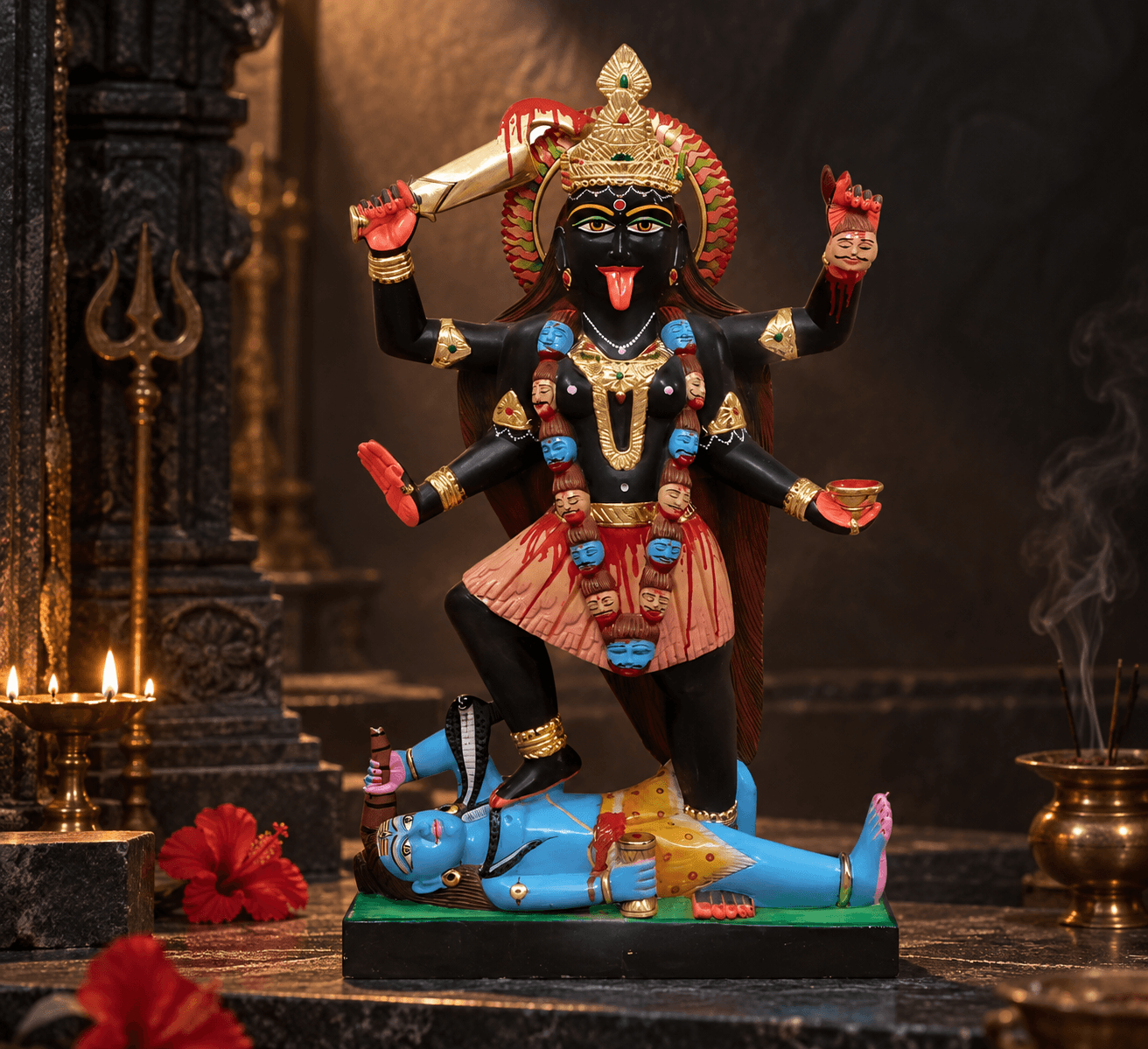 Mahakali Marble Statues & Murtis