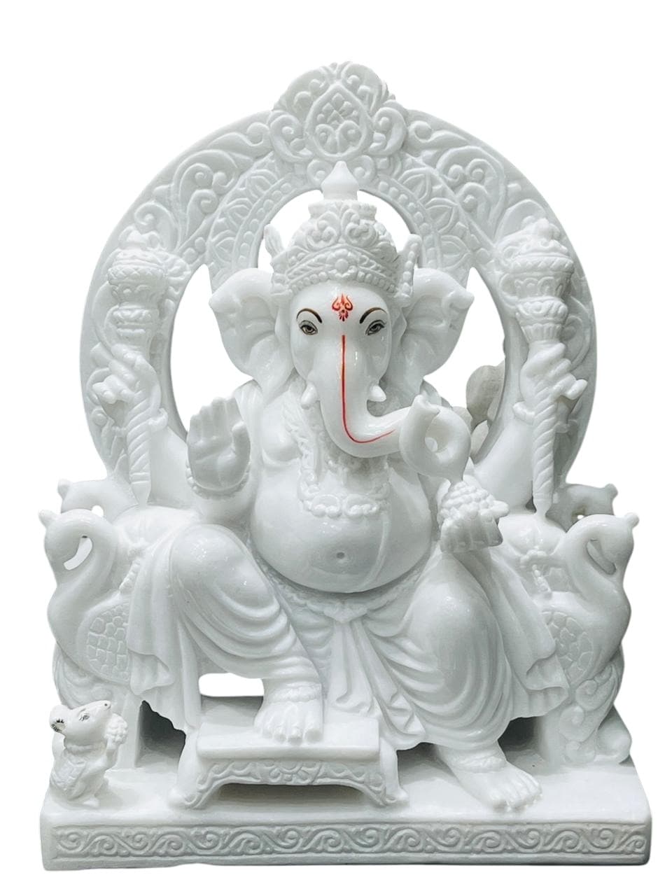Majestic Marble Shri Ganesha — Remover of All Obstacles