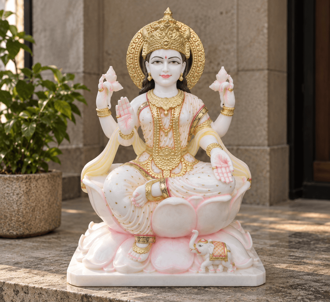 Marble Laxmi Maa Statues & Murtis